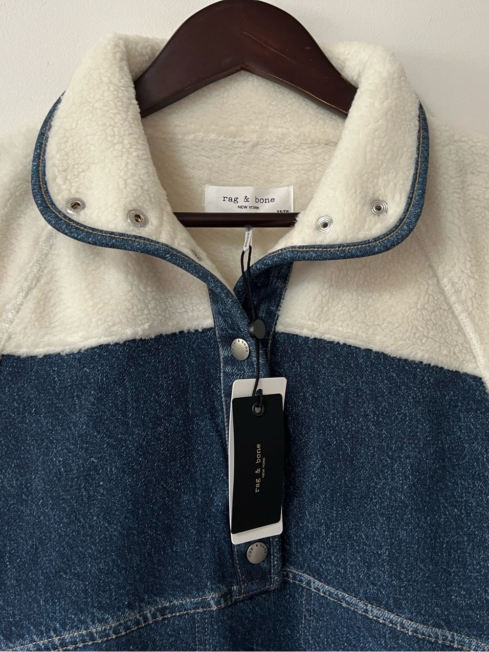 rag & bone Miramar Sherpa Fleece Pullover - Picture 7 of 7